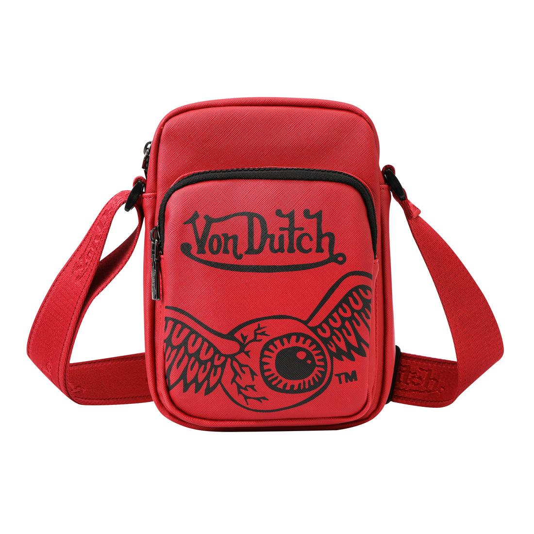Men's Flying Eye Crossbody Bag - Red — image 1