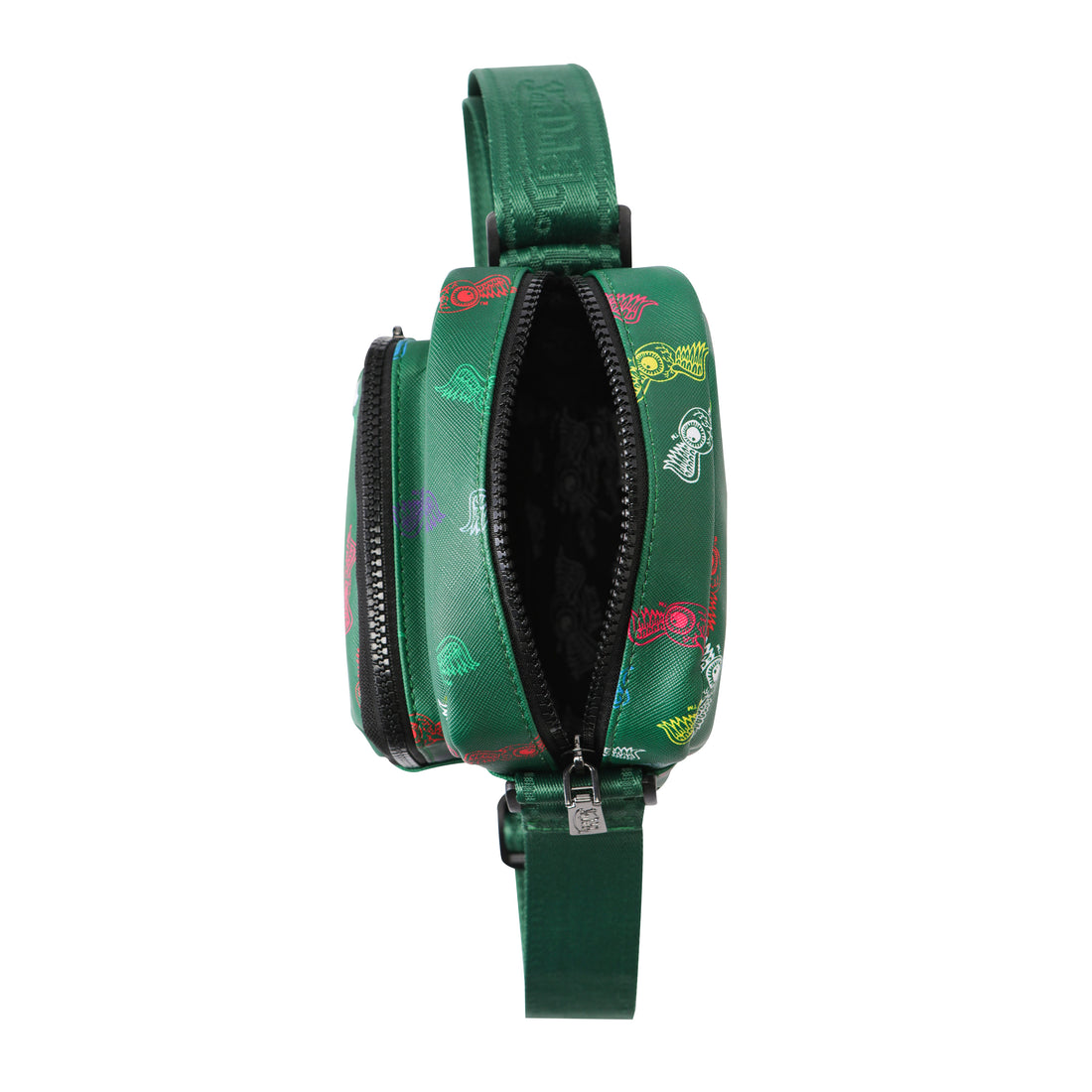 Men's Neon Logo Crossbody Bag - Green — image 7