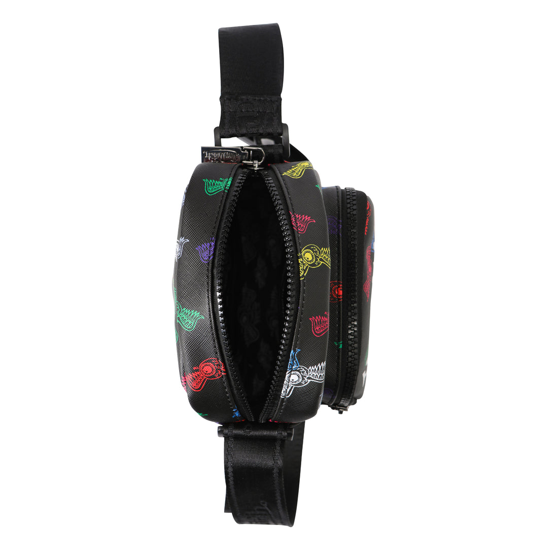 Men's Neon Logo Crossbody Bag - Black — image 7