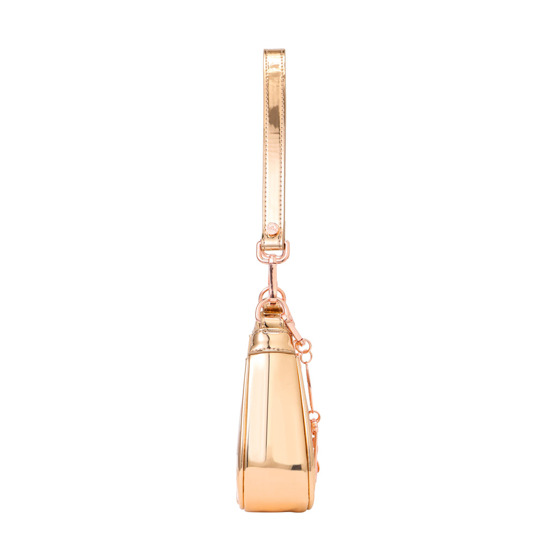 Rose Gold Reflective Shoulder Bag