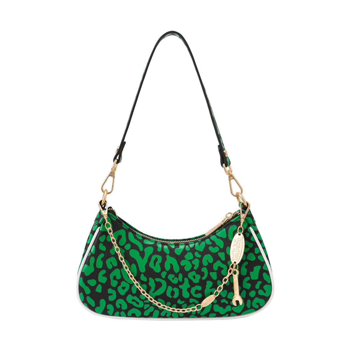 Lime Green Cheetah Shoulder Bag — image 6