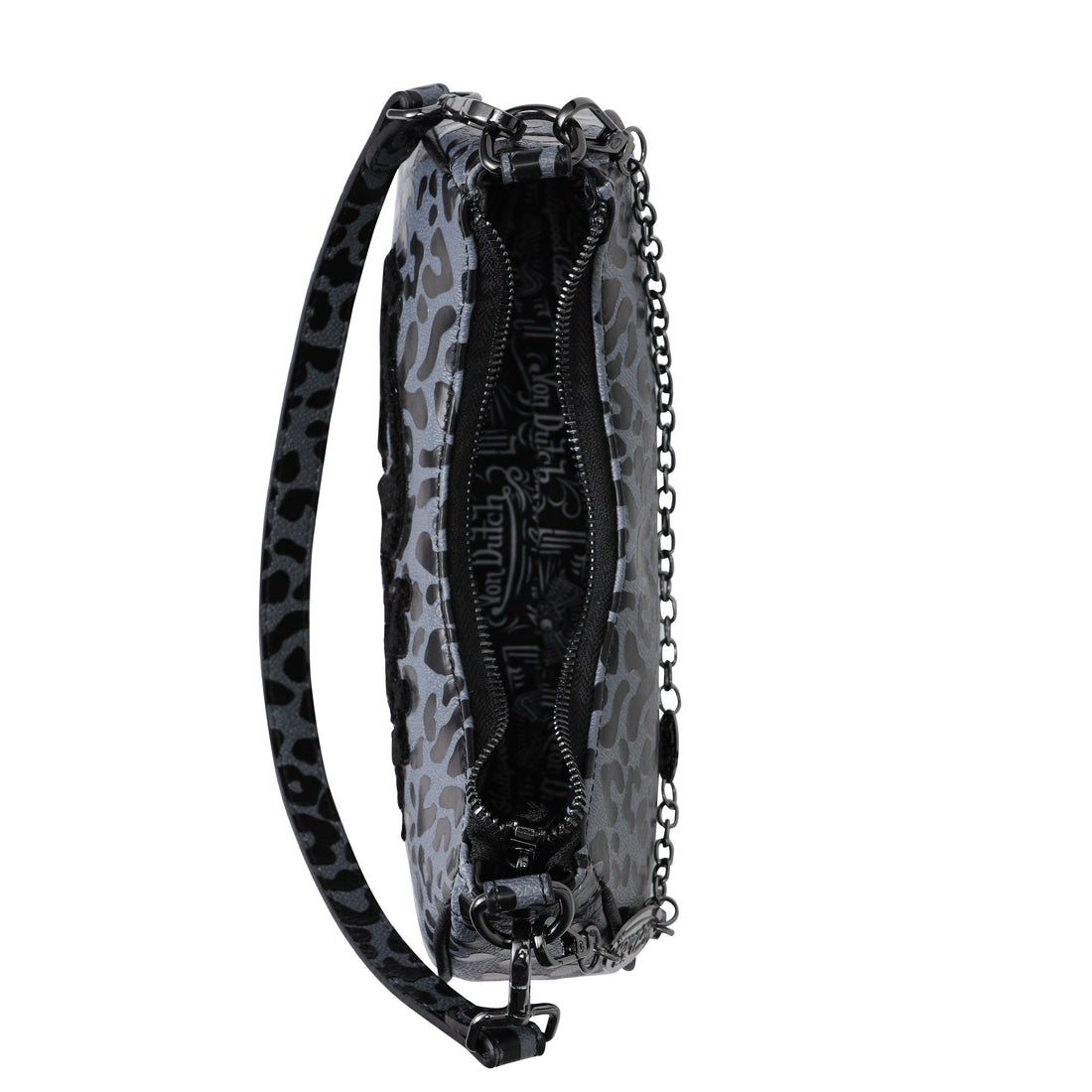 Grey Cheetah Shoulder Bag