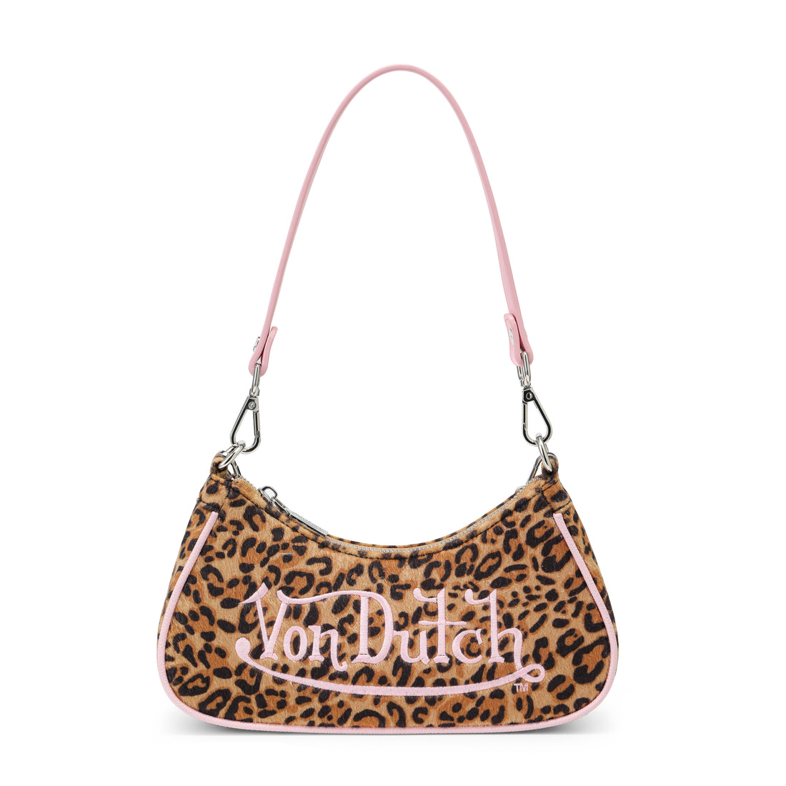 Pink Leopard Shoulder Bag — image 1