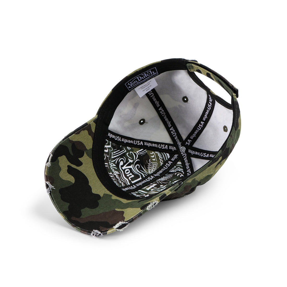 MotoCross Strapback Hat - Camo