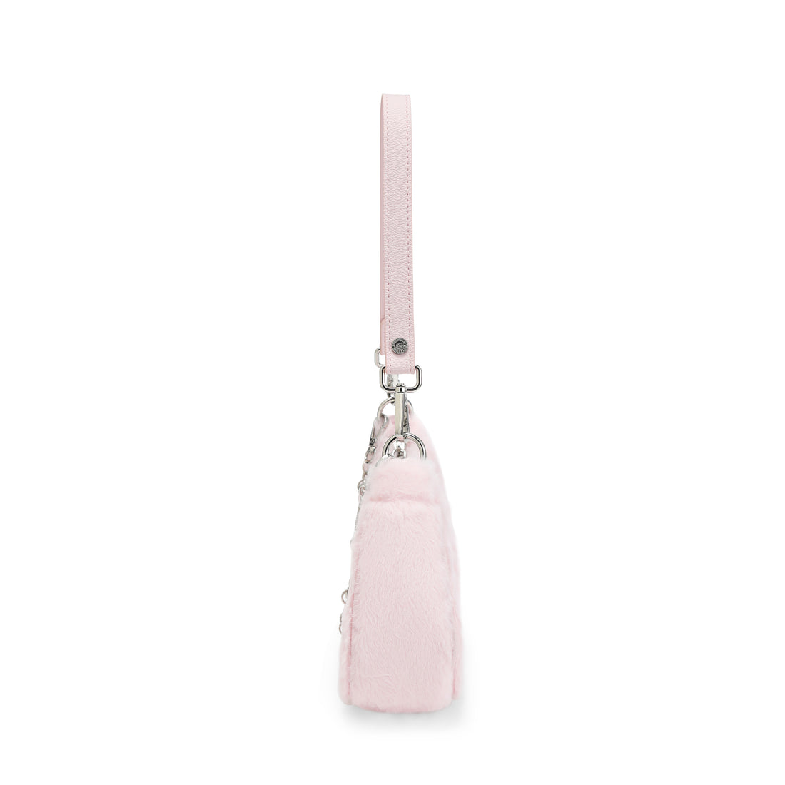 Pink Furry Shoulder Bag