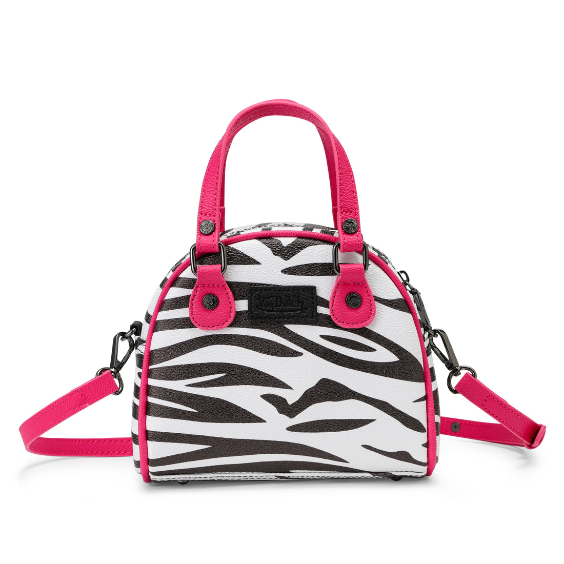 Zebra Bowling Bag - Pink
