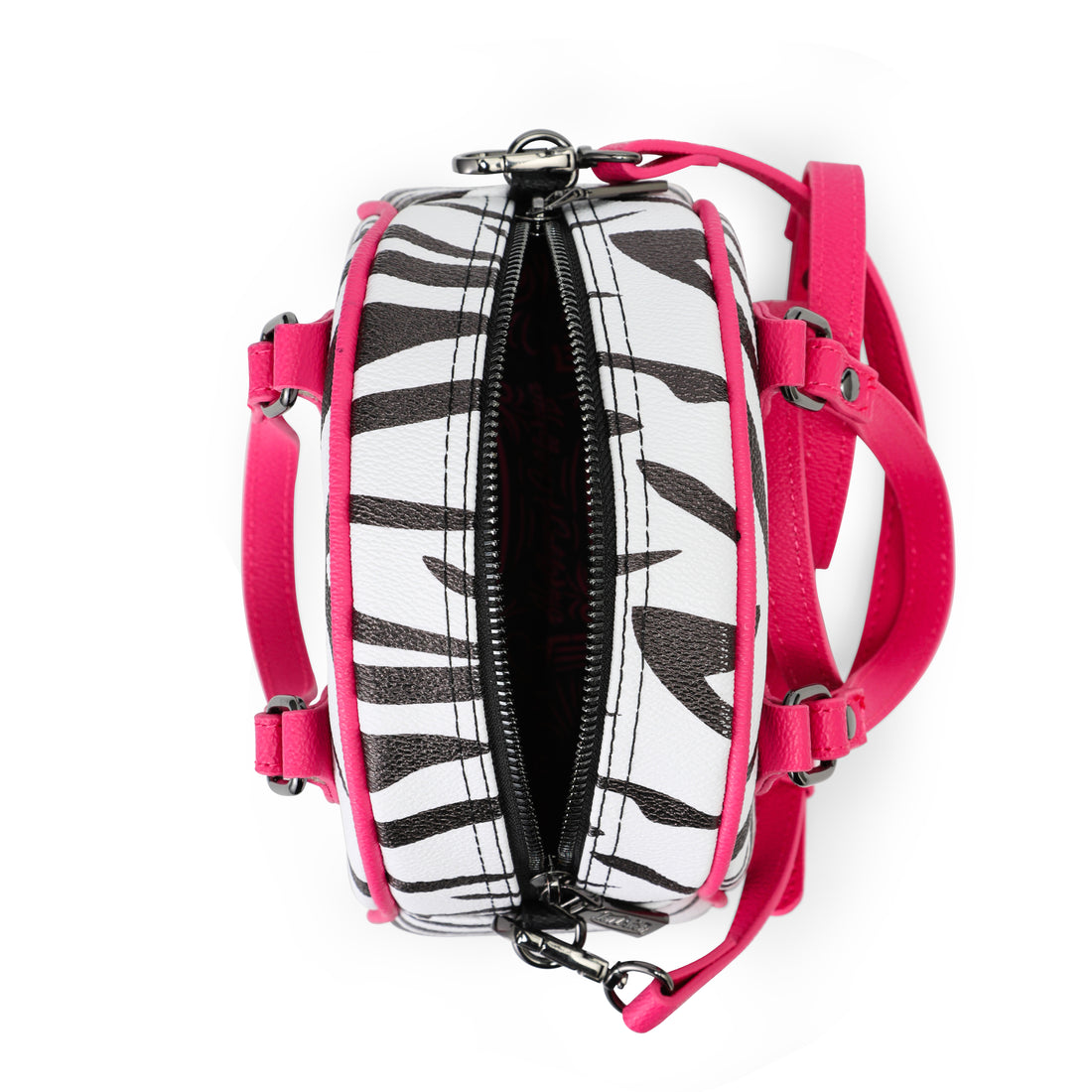 Zebra Bowling Bag - Pink