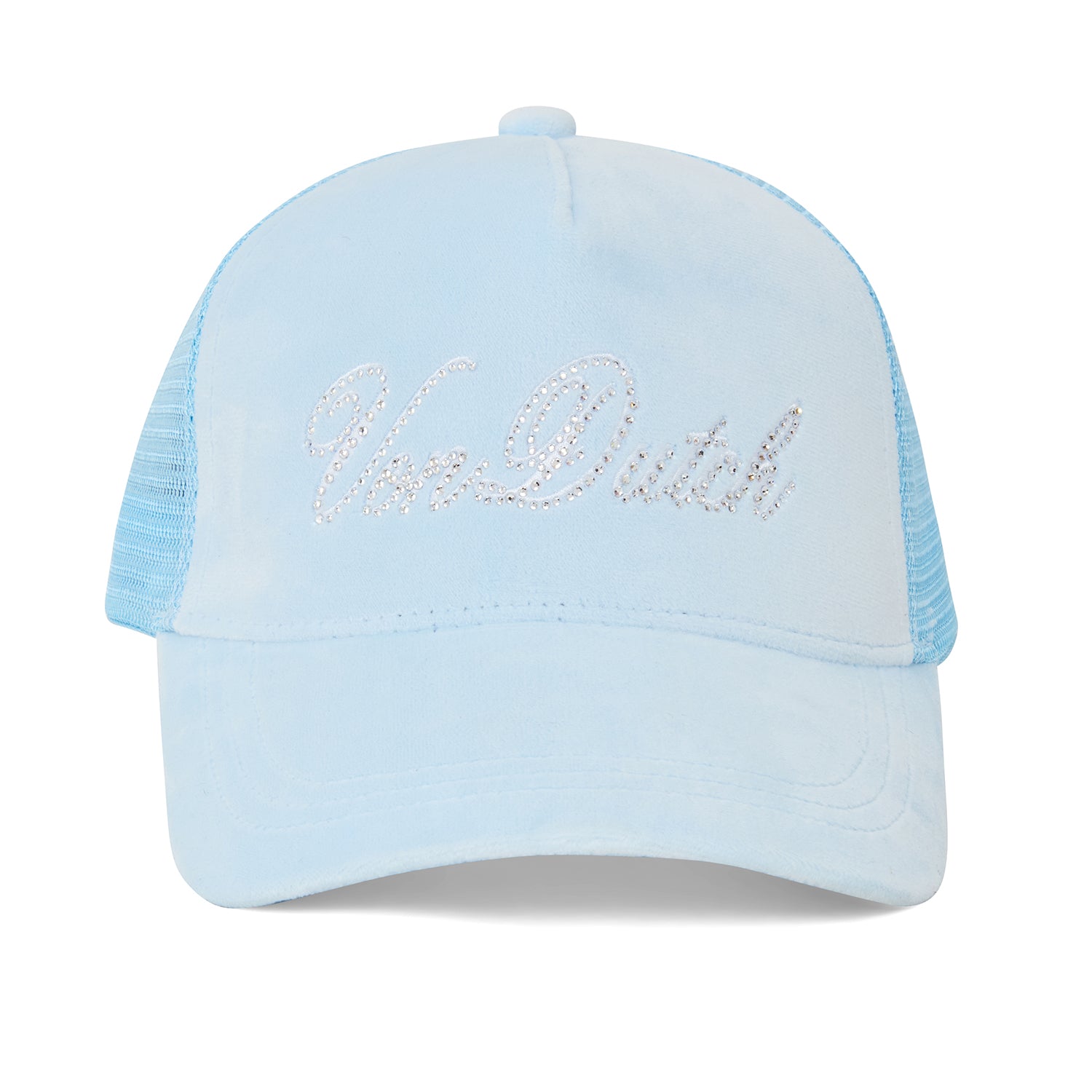 Rare Vintage y2k Baby Blue Von Dutch Trucker Hat Gift Rare Von Dutch 2000s Hat VON DUTCH Trucker Hat Iconic Vintage Y2K Pink Blue Neon Rave  main image 2