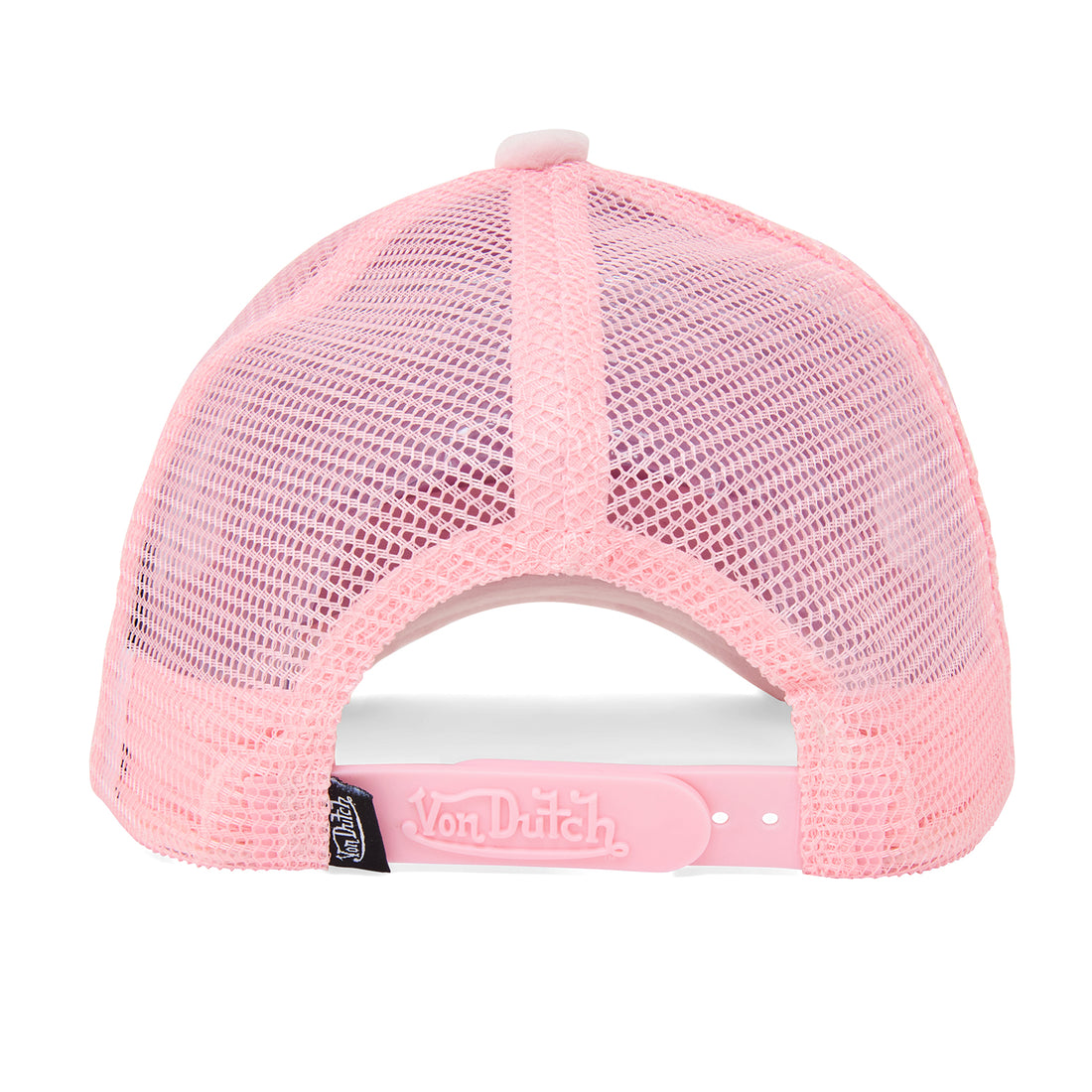 Baby Pink Velour Rhinestone Trucker Hat — image 5