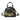 Von Dutch Racing Stripe Black & Gold Bowling Bag