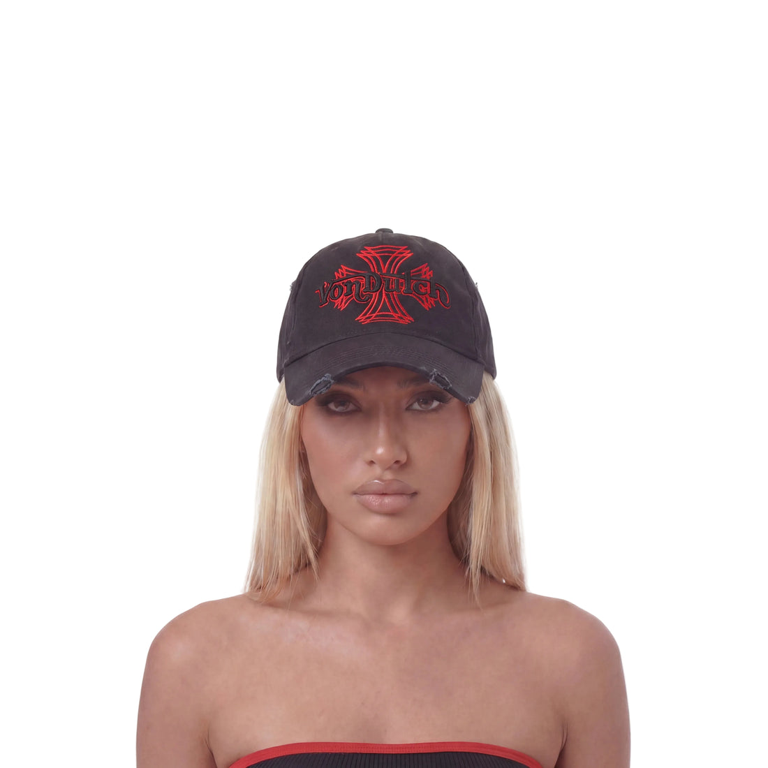 Von Dutch x Raw Cuts Distressed Hat
