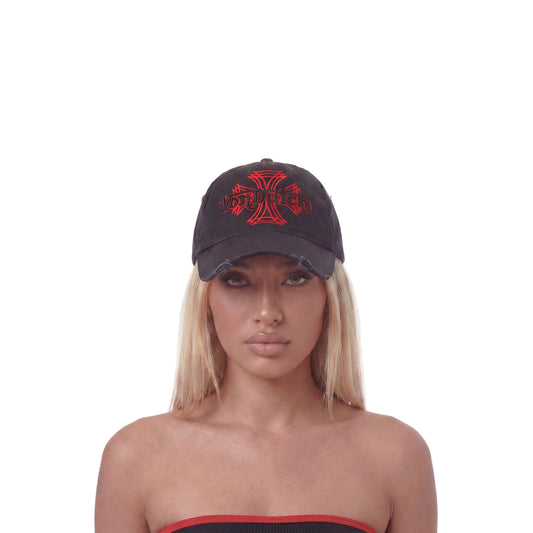 Von Dutch x Raw Cuts Distressed Hat