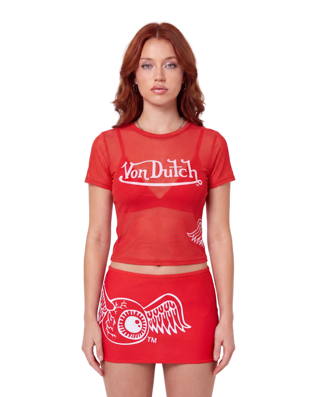 FLYING EYE SWIM TEE - RED