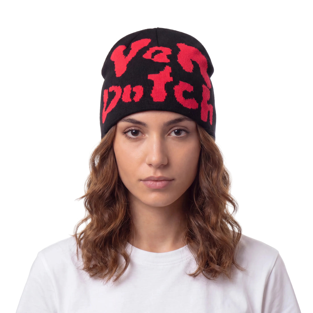 Safari Cheetah Beanie - Red