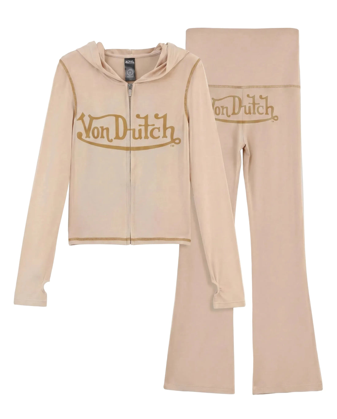 VON DUTCH ROXY TOP - TAN
