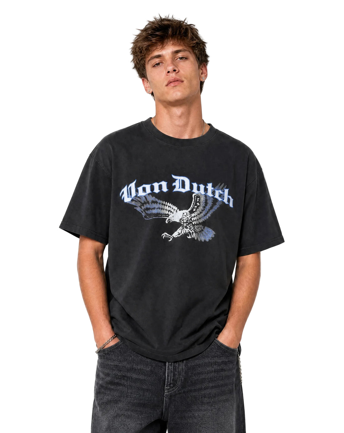 Von Dutch Eagle Tee - Black
