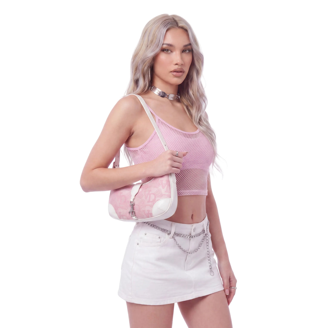 BELLA SHOULDER BAG - PINK — image 2