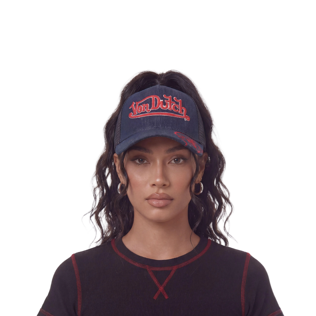 Von Dutch x True Religion Denim Trucker Hat