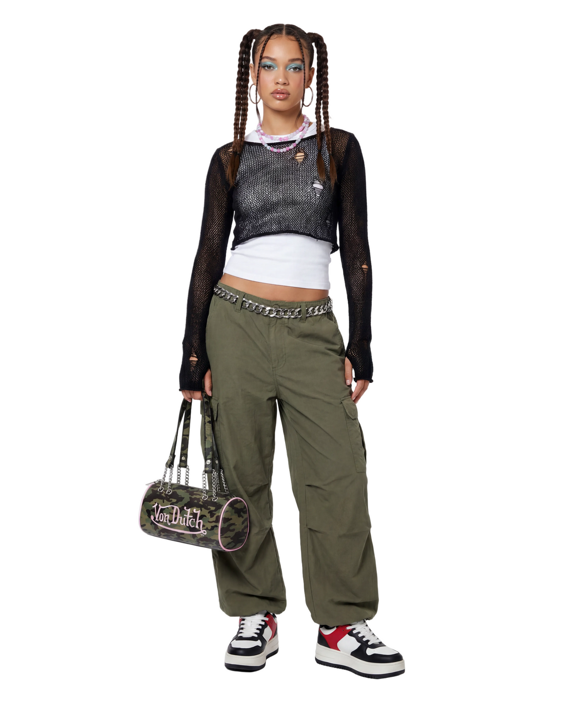 Barrel Bag - Pink Camo — image 2