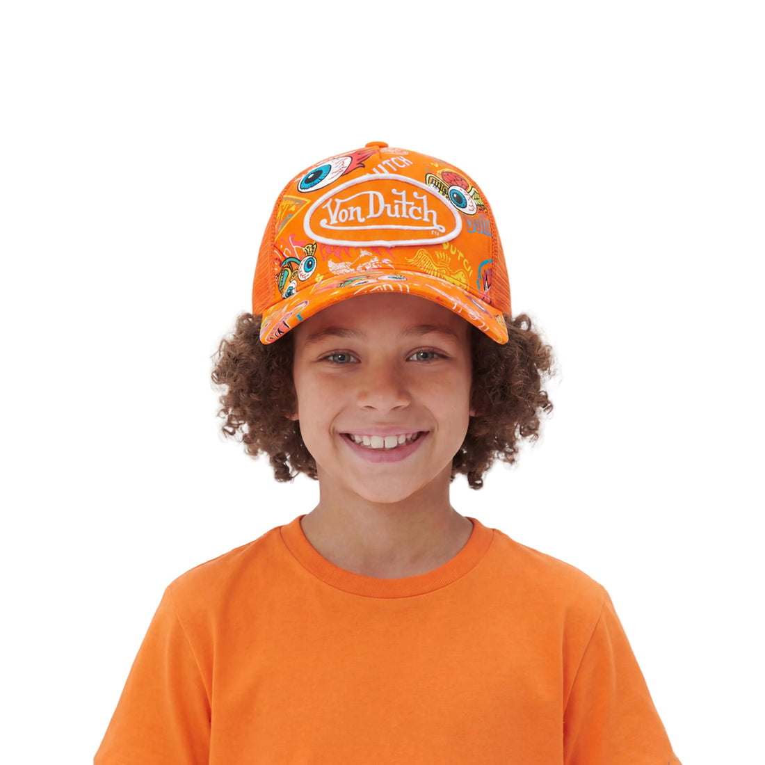 Kids Classic Trucker Hat - Orange