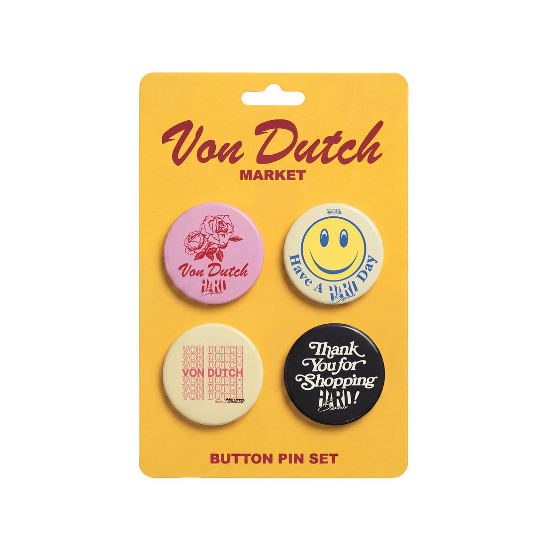 VON DUTCH MARKET QUALITY GOODS PIN SET - VD x HARDFEST — image 1