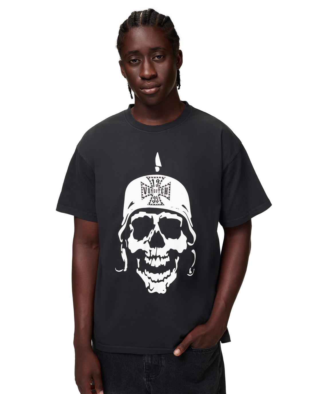 Hell Riders Rhinestone Tee - Black — image 3