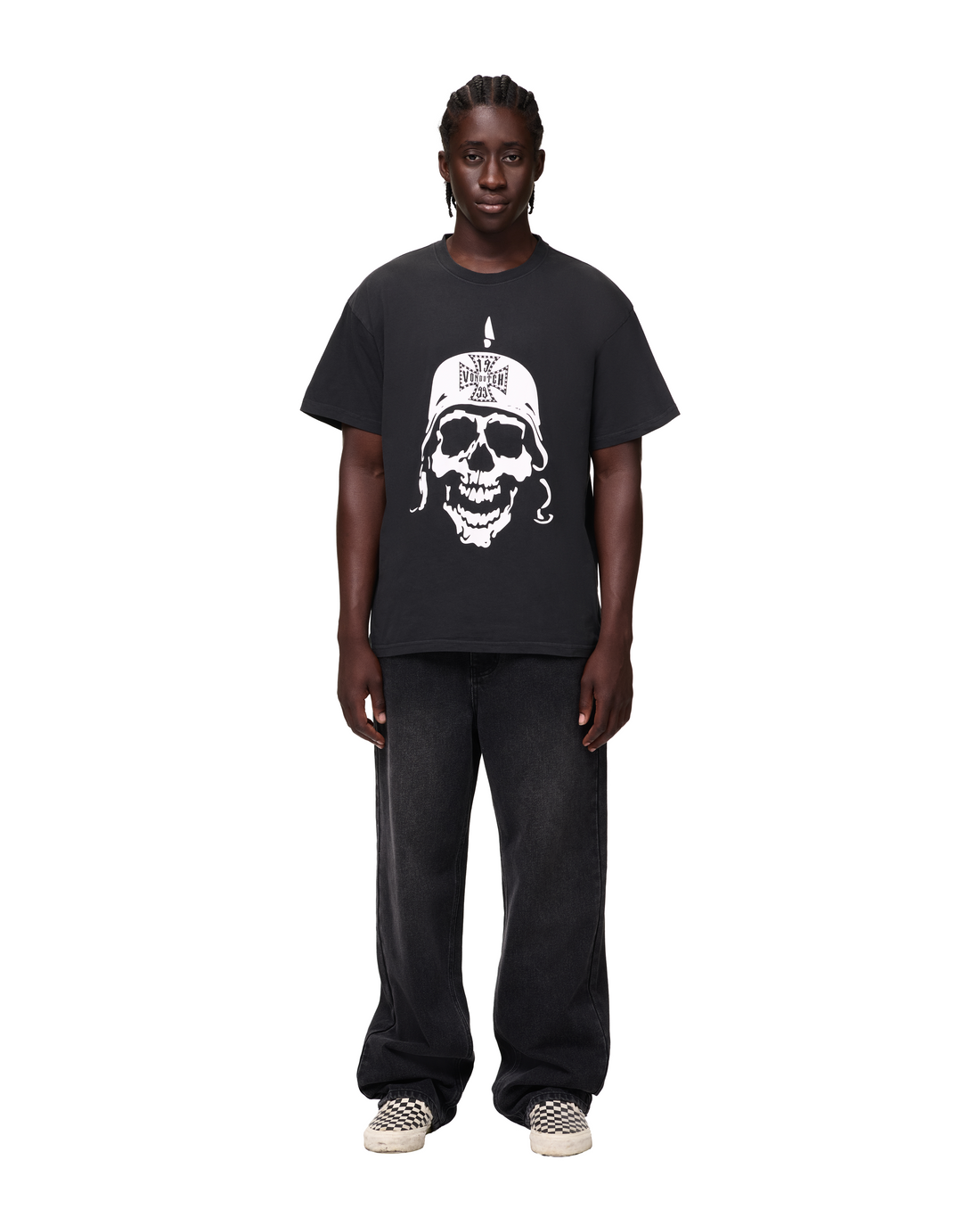 Hell Riders Rhinestone Tee - Black — image 2