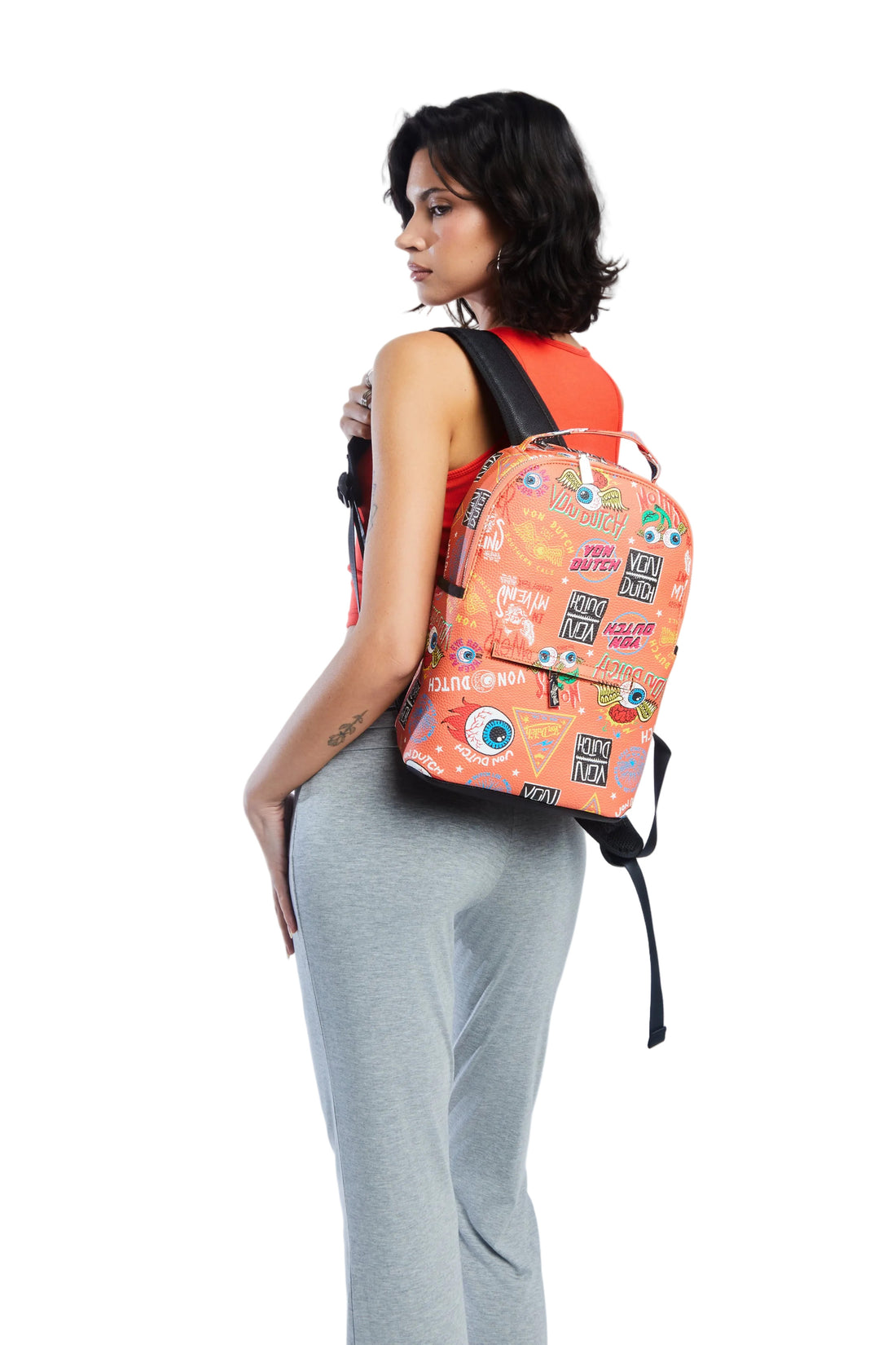 Small Orange Jax Backpack