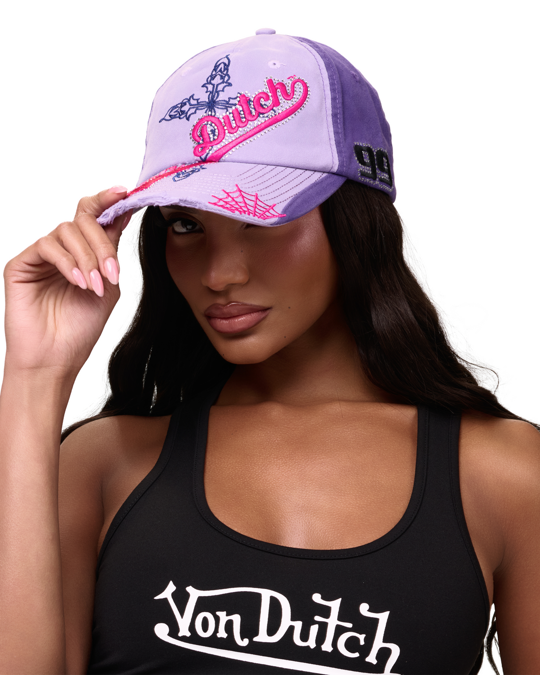 Indiana 6 Panel Hat - Lilac — image 2