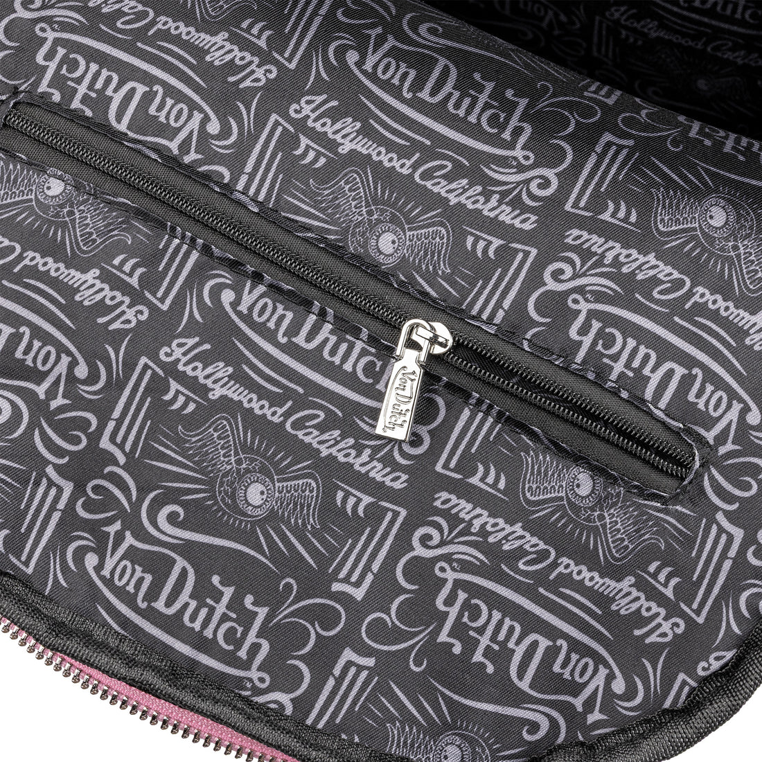 Medium Sized Pink Camo Autumn Season Backpack — image 5