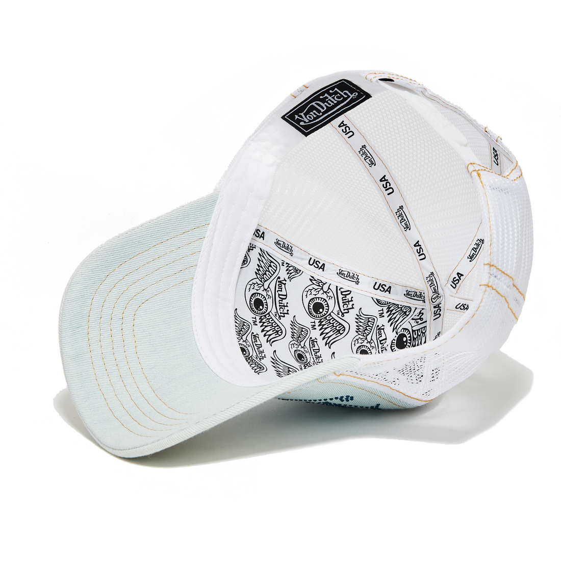 Light Stone Denim Trucker Hat 339