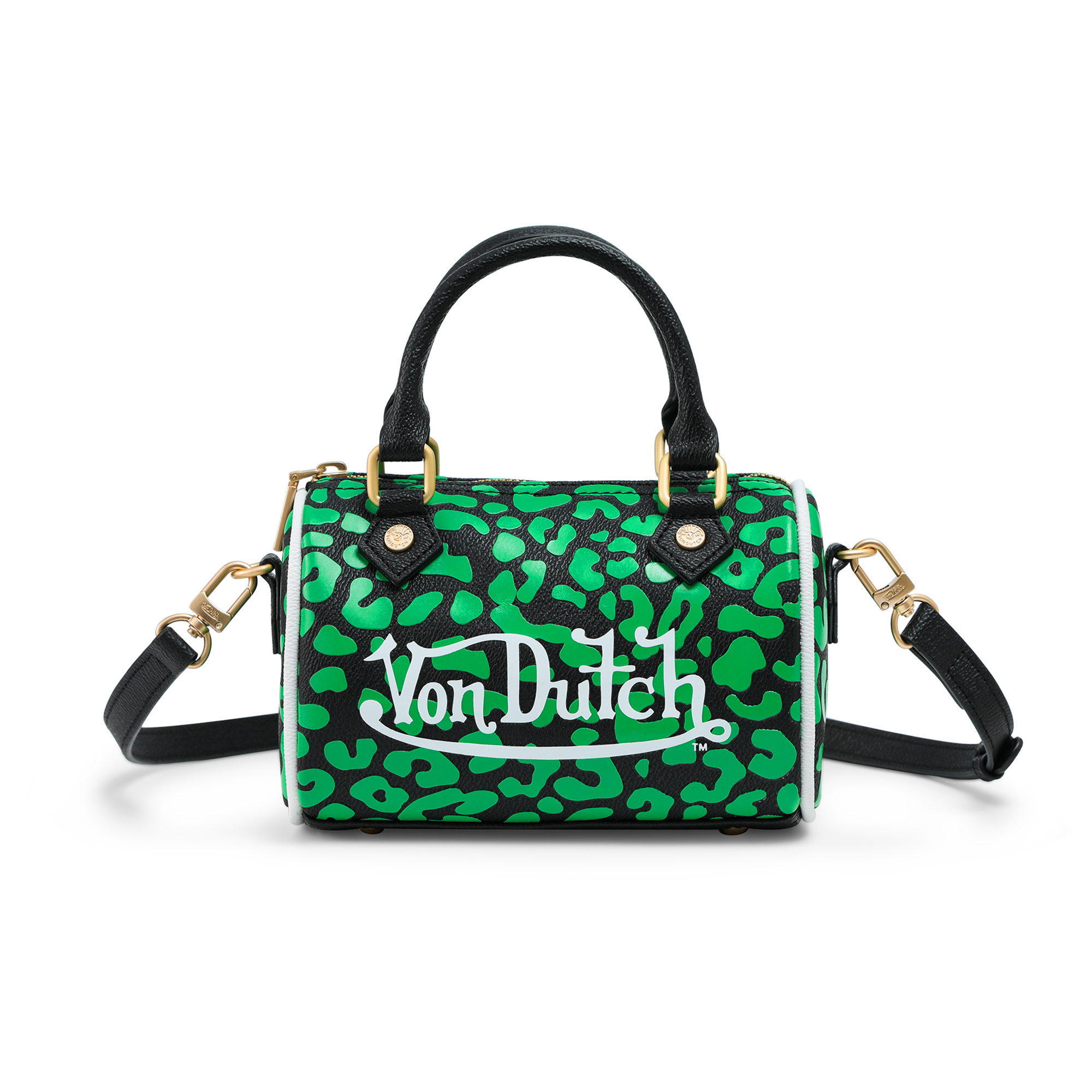 Hanna Bag - Lime Green Cheetah | Von Dutch Hanna Bag - Lime Green Cheetah | Von Dutch