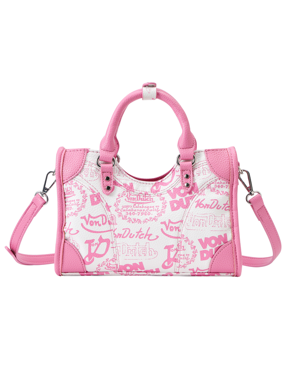 Pink and White - Mini County Bag