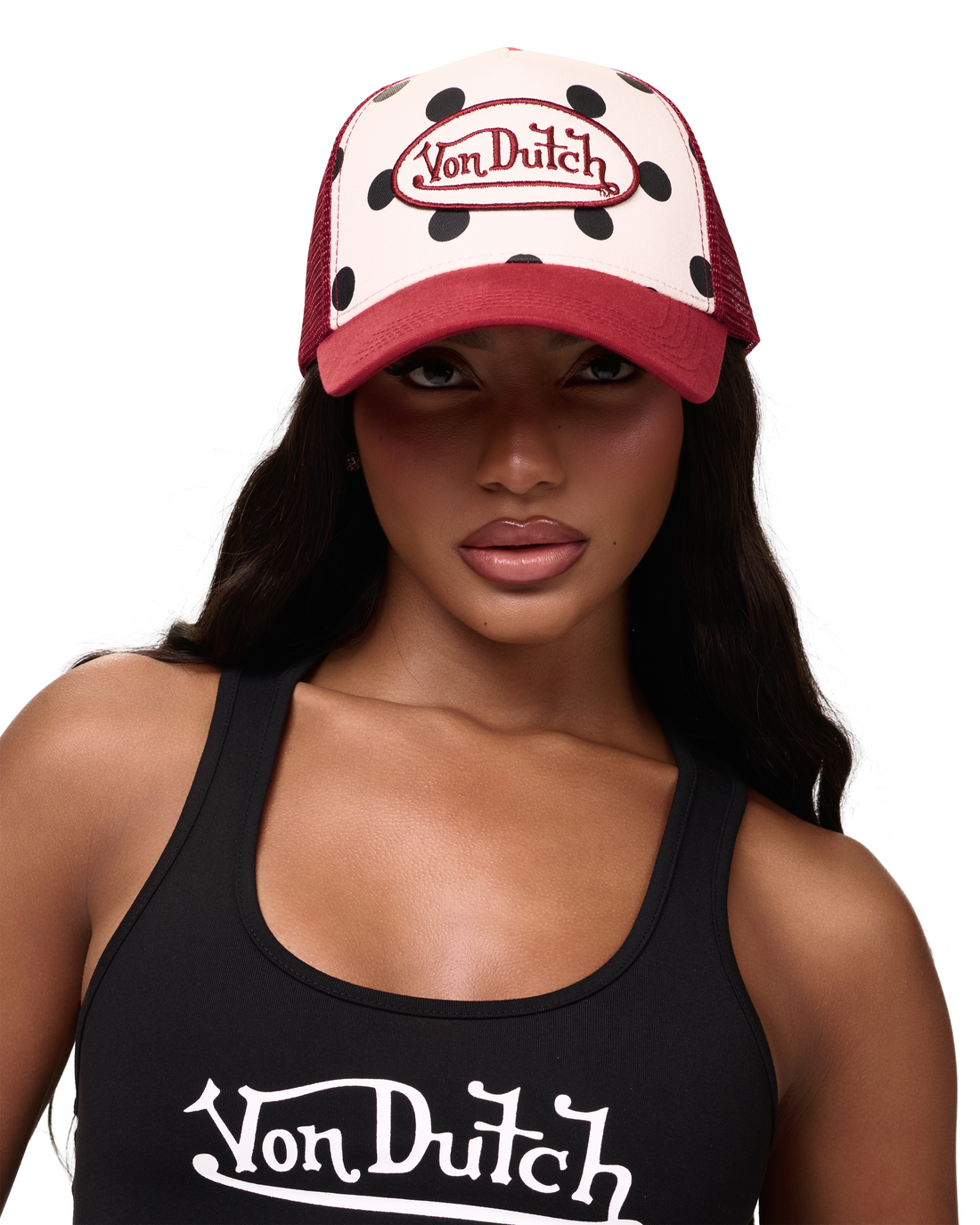Polka Dot Trucker Hat - Classic — image 2