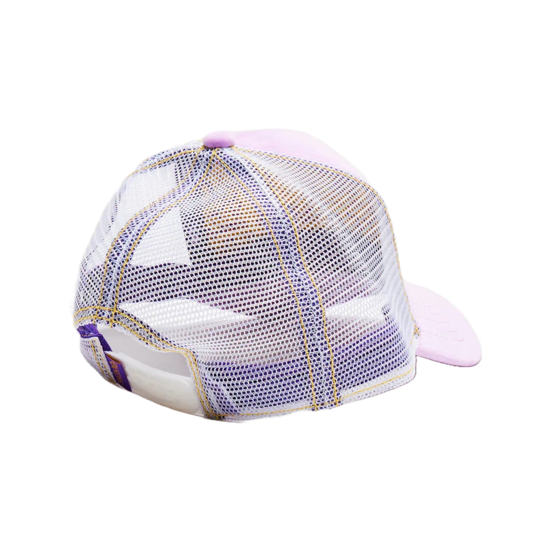 Purple Reverse Logo Velvet Trucker Hat — image 5