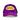Von Dutch Purple & Yellow Velvet Trucker Hat