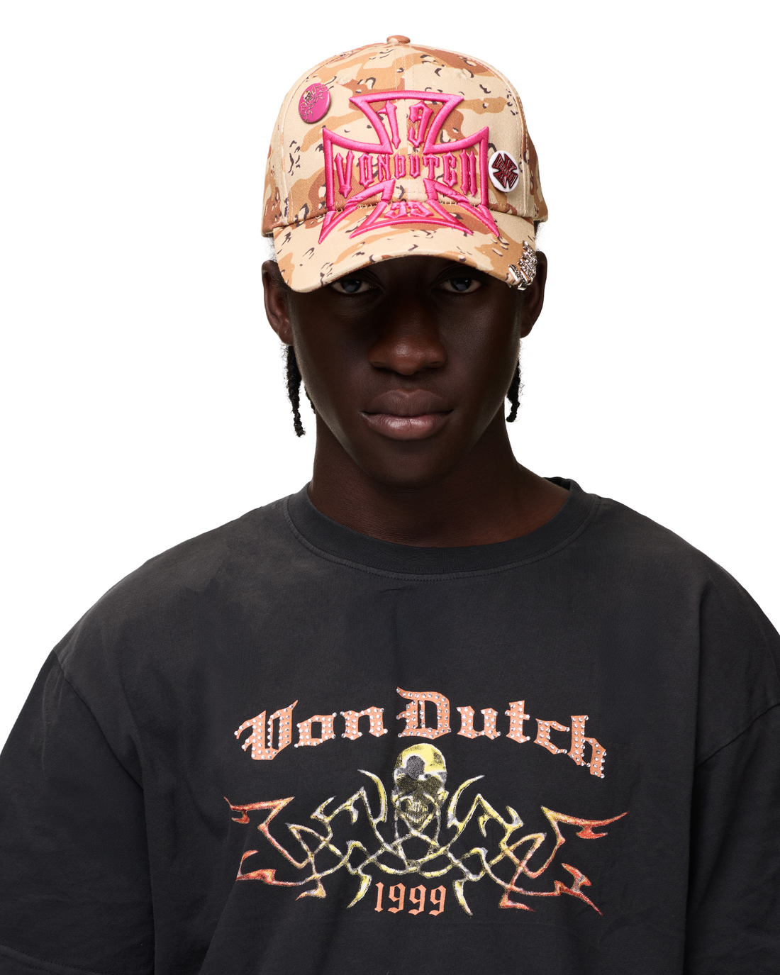 Rider 6 Panel Hat - Desert Camo — image 2