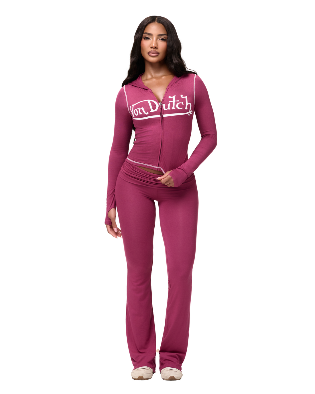 VON DUTCH ROXY TOP - MERLOT — image 3