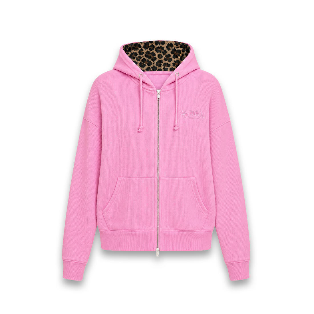 PINK - REMI WAFFLE HOODIE — image 1