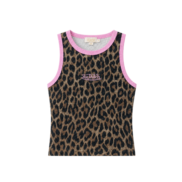 Pink - REMI WAFFLE TANK TOP