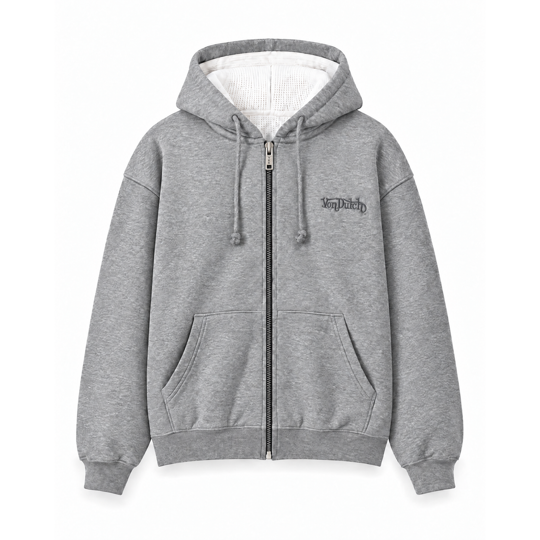 GRAY - THERMAL ZIP UP — image 1