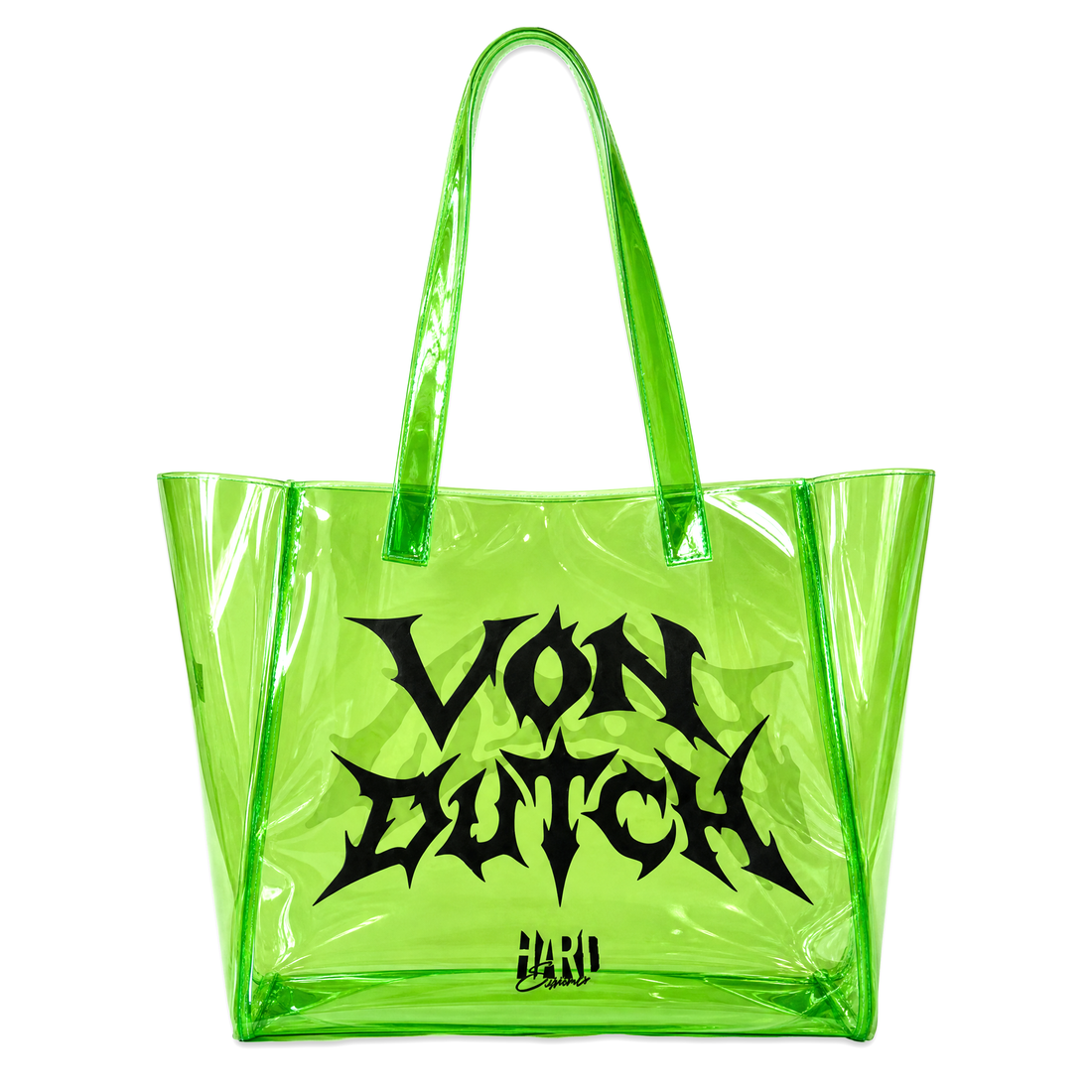 NEON GREEN MARKET TOTE - VD x HARDFEST — image 1