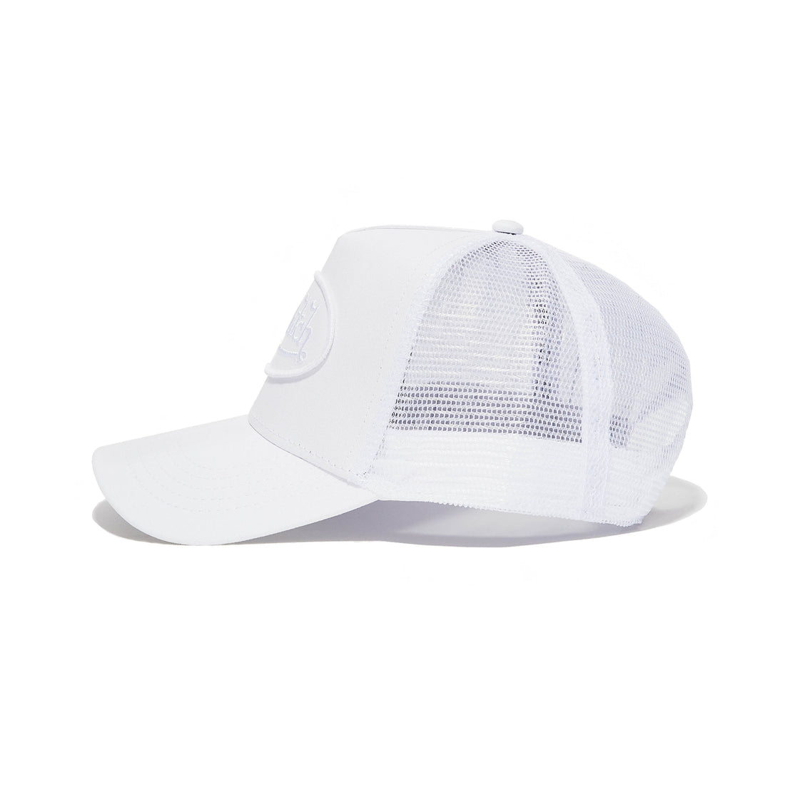Triple White Trucker Hat