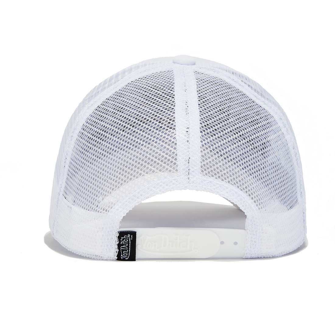 Von Dutch Triple White Velvet Trucker Hat