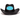 White and Blue Von Dutch Classic Cowboy Hat