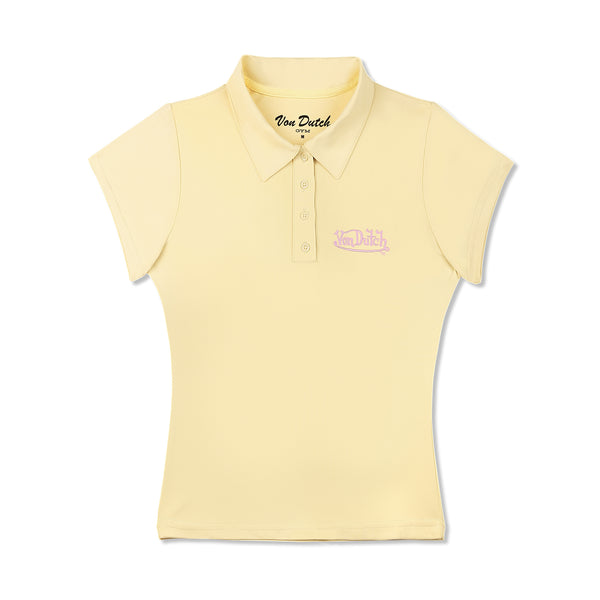 Women's Active Polo Shirt - Yellow