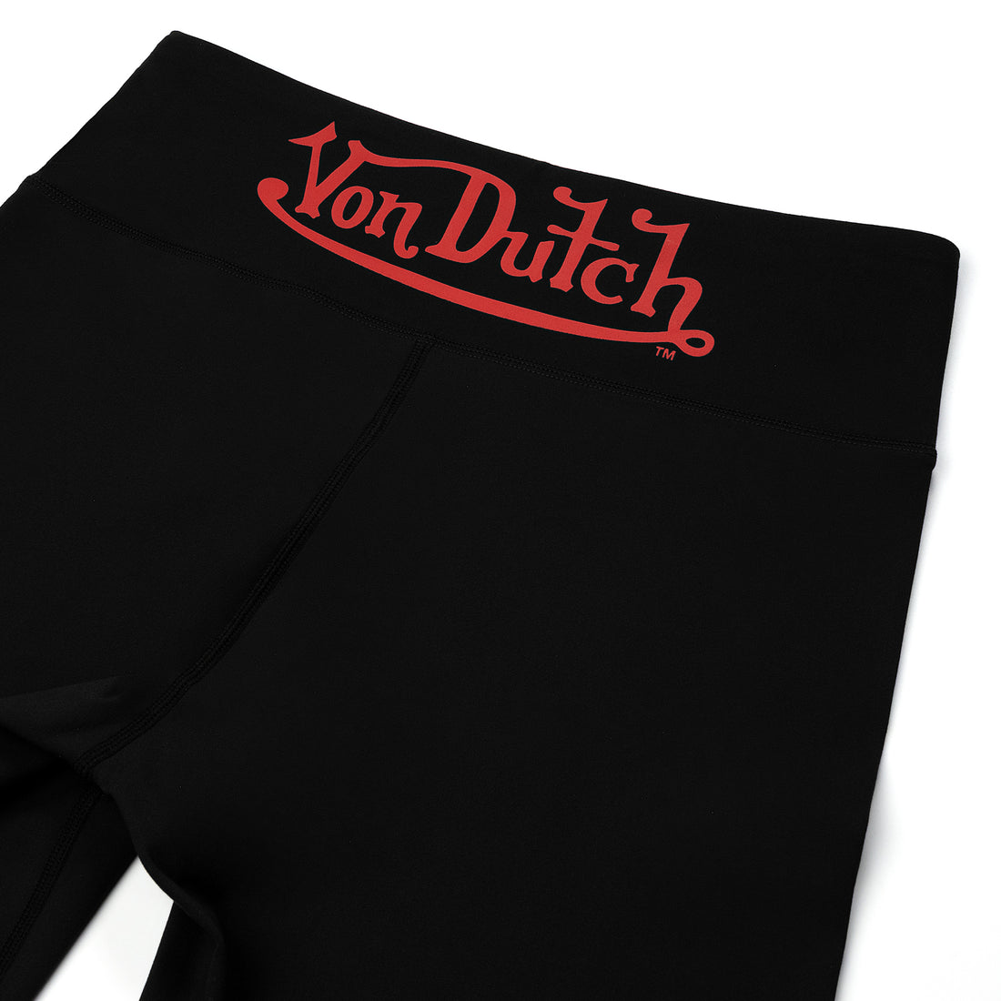 Women's Biker Short - Black w/ Red Script — image 6