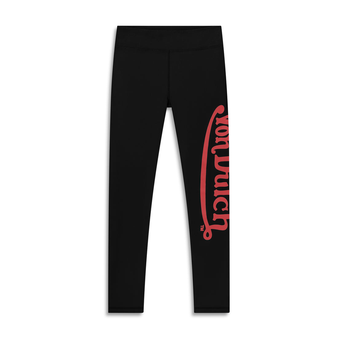 Women's Active Leggings - Black w/ Red Script — image 1