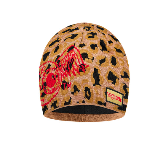 Flying Eye Beanie - Leopard