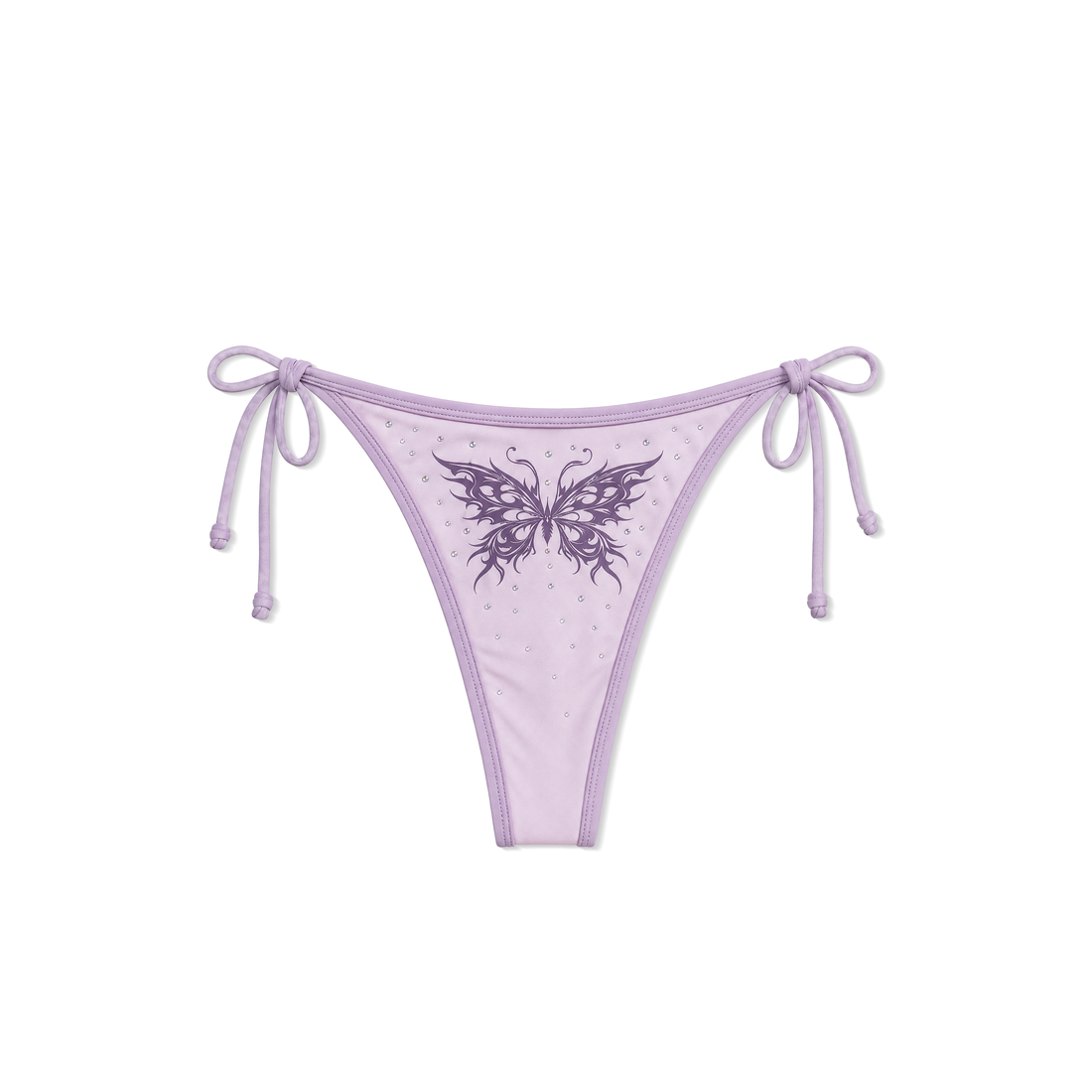 RHINESTONE BIKINI BOTTOM - LAVENDER — image 5